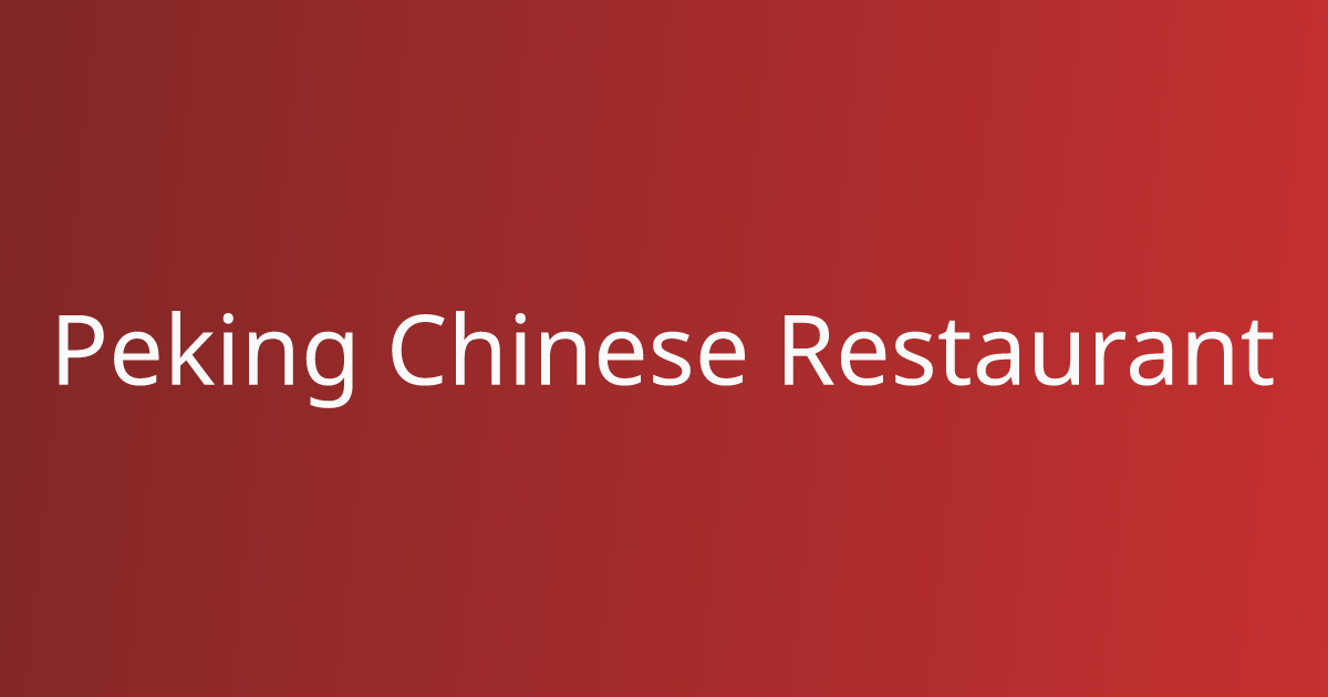 Best chinese in columbus ms peking chinese restaurant order online